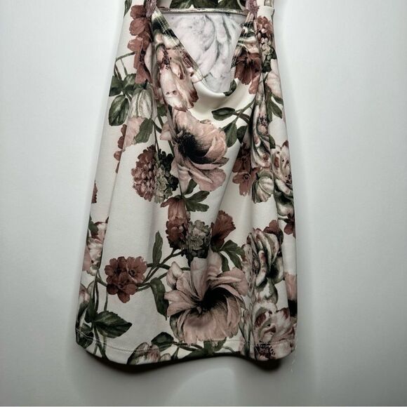 Windsor Floral Mini Dress - Pink and Green - Picture 8 of 12